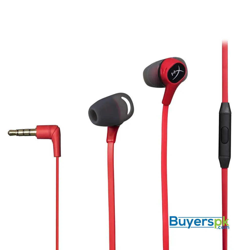 HyperX Cloud Earbuds Gaming Headphones with Mic for Nintendo Switch and Mobile Gaming (HX-HSCEB-RD) - Headset HyperX Cloud Earbuds Gaming Headphones with Mic for Nintendo Switch and Mobile Gaming (HX-HSCEB-RD) - Headset